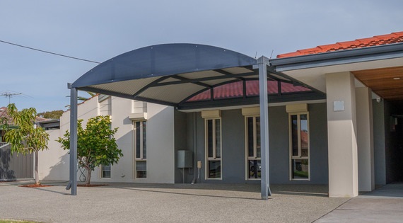 Dome carport perth design example