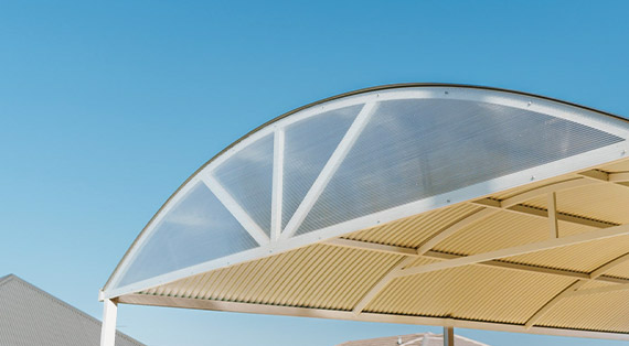 Dome curved patios