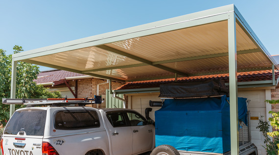 Flyover carport perth design example