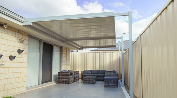 Reverse flat patio perth design example