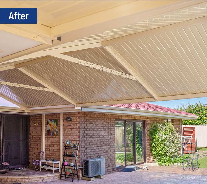 Gable & flat leeming after
