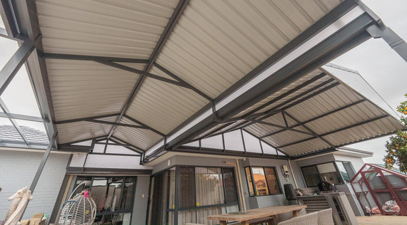 double roof alfresco patio perth design example