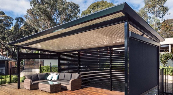 flat roof alfresco patio perth design example